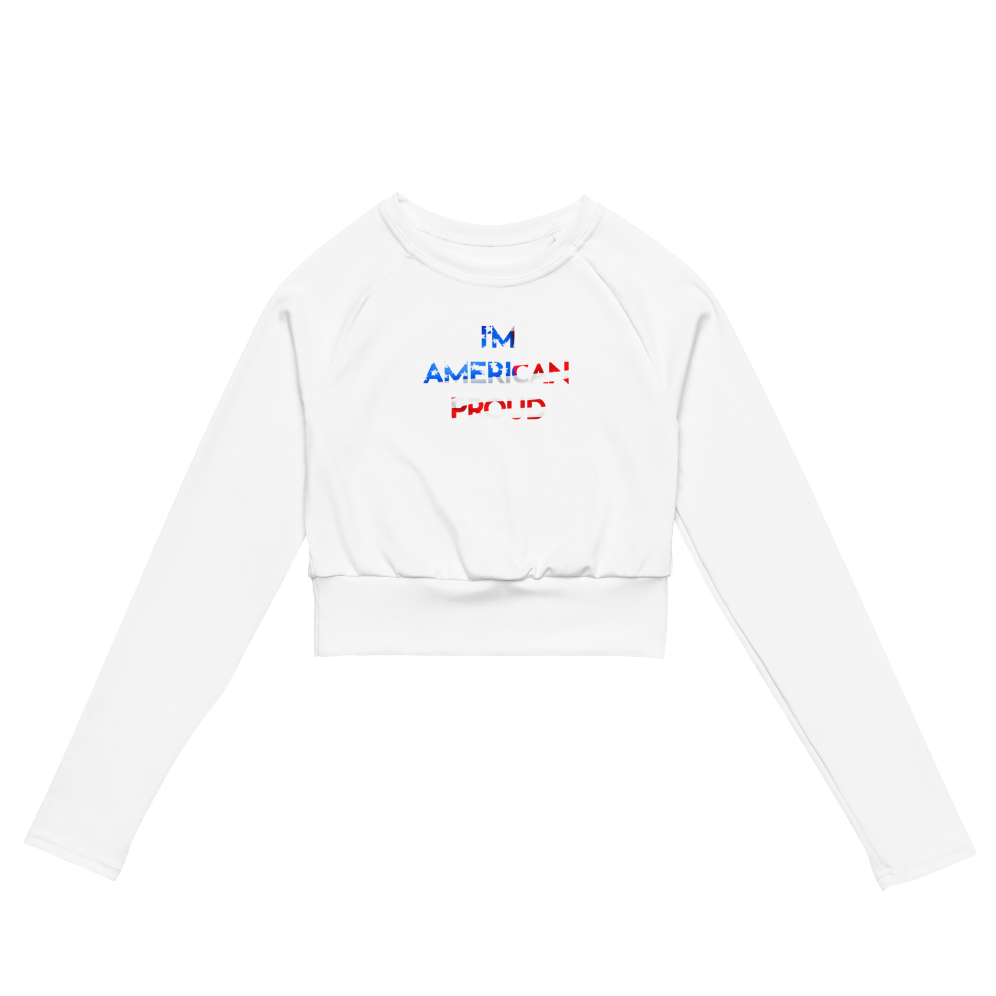 Recycled long-sleeve crop top - Image 4